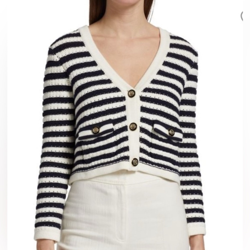 Ba&sh V-Neck Gaspard Cardigan Sweater - Picture 6 of 8
